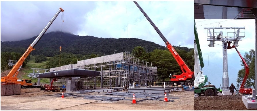 建設が進む新リフトT3