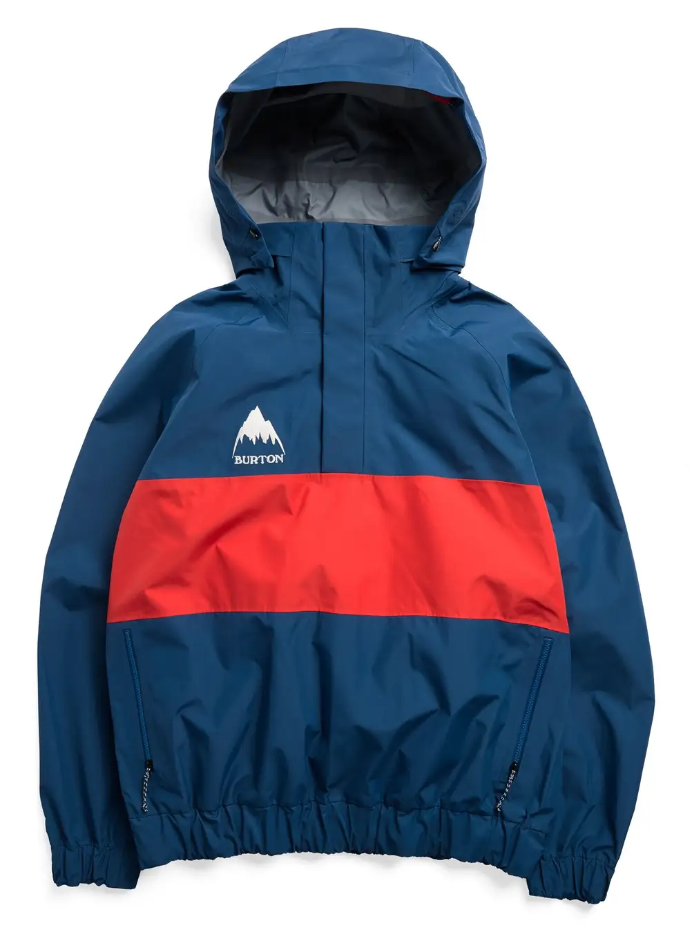 Burtonの青と赤のパウダーシェル3Lジャケット