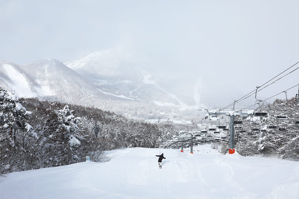 北志賀小丸山スキー場のゲレンデ