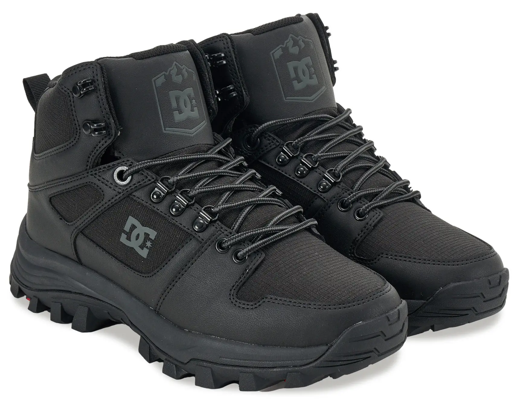 DC GLAZE HIのBlack/Black/Black。DC Shoes WINTERIZED COLLECTIONの製品写真