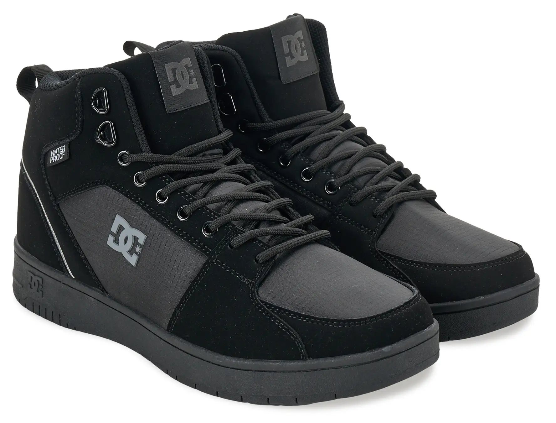 RAIVN HIのBlack/Black。DC Shoes WINTERIZED COLLECTIONの製品写真
