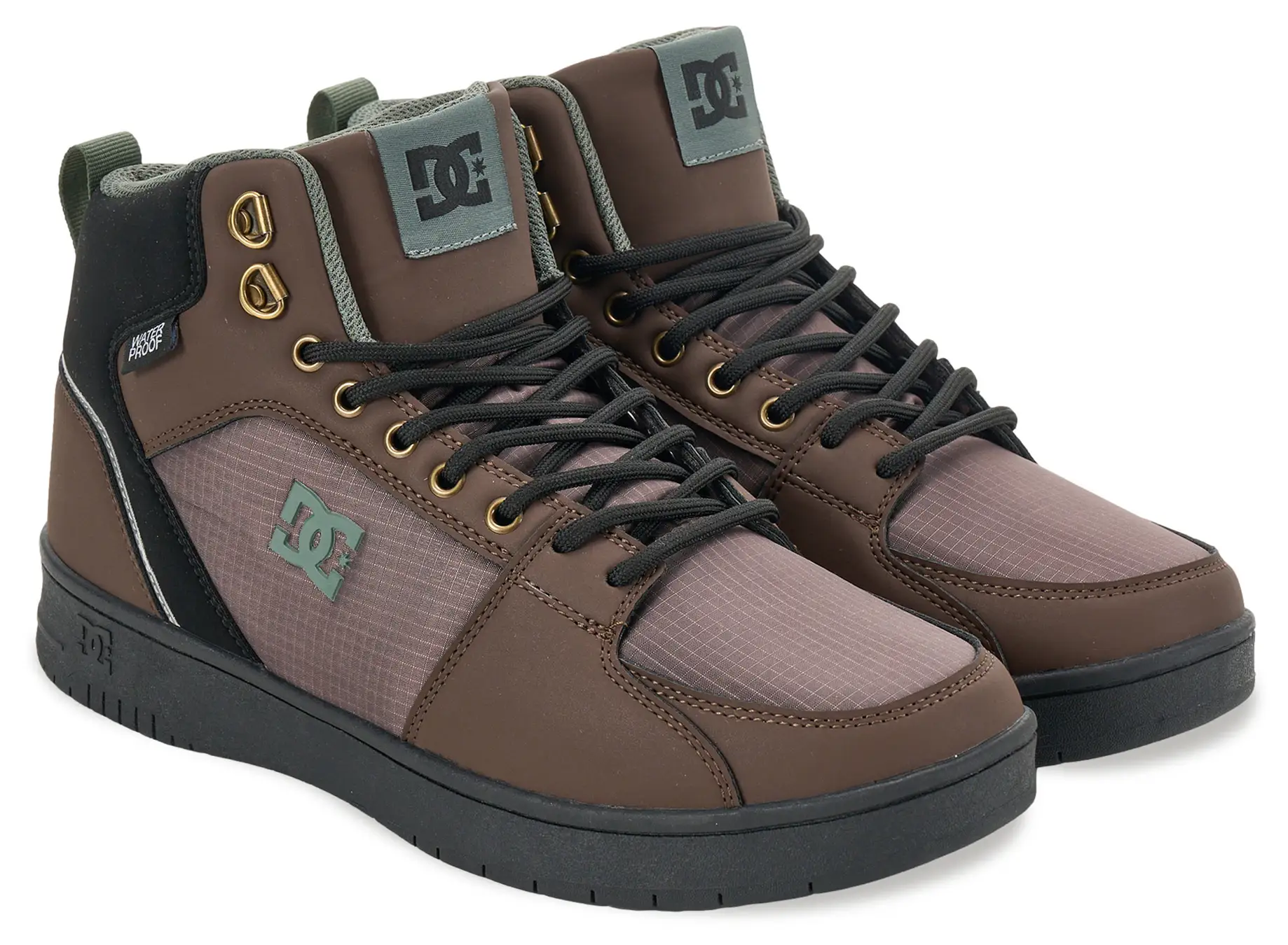 RAIVN HIのBrown/Black。DC Shoes WINTERIZED COLLECTIONの製品写真