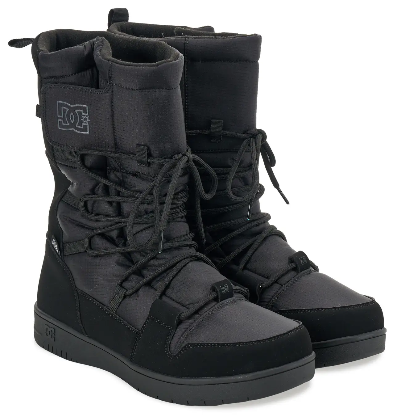 SOLEN BOOTのBlack/Black。DC Shoes WINTERIZED COLLECTIONの製品写真